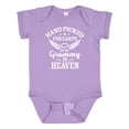 thumbnail image 1 of Inktastic Handpicked for Earth by My Grammy in Heaven with Angel Wings Boys or Girls Baby Bodysuit, 1 of 5
