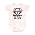 thumbnail image 1 of Inktastic Handpicked for Earth by My Grammy in Heaven with Angel Wings Boys or Girls Baby Bodysuit, 1 of 5