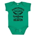 thumbnail image 1 of Inktastic Handpicked for Earth by My Grammy in Heaven with Angel Wings Boys or Girls Baby Bodysuit, 1 of 5