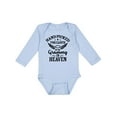 thumbnail image 1 of Inktastic Handpicked for Earth by My Grammy in Heaven with Angel Wings Boys or Girls Long Sleeve Baby Bodysuit, 1 of 5
