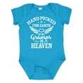 thumbnail image 1 of Inktastic Handpicked for Earth by My Gramps in Heaven with Angel Wings Boys or Girls Baby Bodysuit, 1 of 5