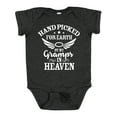 thumbnail image 1 of Inktastic Handpicked for Earth by My Gramps in Heaven with Angel Wings Boys or Girls Baby Bodysuit, 1 of 5
