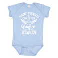 thumbnail image 1 of Inktastic Handpicked for Earth by My Gramps in Heaven with Angel Wings Boys or Girls Baby Bodysuit, 1 of 5