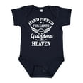 thumbnail image 1 of Inktastic Handpicked for Earth by My Grandma in Heaven Angel Wings Boys or Girls Baby Bodysuit, 1 of 5