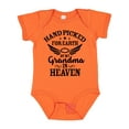 thumbnail image 1 of Inktastic Handpicked for Earth by My Grandma in Heaven Angel Wings Boys or Girls Baby Bodysuit, 1 of 5