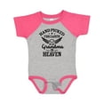 thumbnail image 1 of Inktastic Handpicked for Earth by My Grandma in Heaven Angel Wings Boys or Girls Baby Bodysuit, 1 of 5
