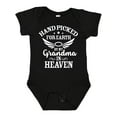 thumbnail image 1 of Inktastic Handpicked for Earth by My Grandma in Heaven Angel Wings Boys or Girls Baby Bodysuit, 1 of 5