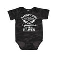 thumbnail image 1 of Inktastic Handpicked for Earth by My Grandma in Heaven Angel Wings Boys or Girls Baby Bodysuit, 1 of 5