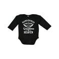 thumbnail image 1 of Inktastic Handpicked for Earth by My Grandma in Heaven Angel Wings Boys or Girls Long Sleeve Baby Bodysuit, 1 of 5