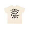 thumbnail image 1 of Inktastic Handpicked for Earth by My Grandma in Heaven Angel Wings Boys or Girls Toddler T-Shirt, 1 of 5
