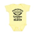 thumbnail image 1 of Inktastic Handpicked for Earth by My Grandpa in Heaven Angel Wings Boys or Girls Baby Bodysuit, 1 of 5