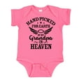 thumbnail image 1 of Inktastic Handpicked for Earth by My Grandpa in Heaven Angel Wings Boys or Girls Baby Bodysuit, 1 of 5
