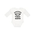 thumbnail image 1 of Inktastic Handpicked for Earth by My Granny in Heaven with Angel Wings Boys or Girls Long Sleeve Baby Bodysuit, 1 of 5