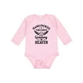 thumbnail image 1 of Inktastic Handpicked for Earth by My Granny in Heaven with Angel Wings Boys or Girls Long Sleeve Baby Bodysuit, 1 of 5