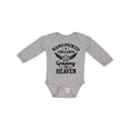 thumbnail image 1 of Inktastic Handpicked for Earth by My Granny in Heaven with Angel Wings Boys or Girls Long Sleeve Baby Bodysuit, 1 of 5