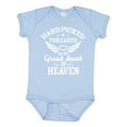 thumbnail image 1 of Inktastic Handpicked for Earth by My Great Aunt in Heaven Boys or Girls Baby Bodysuit, 1 of 5