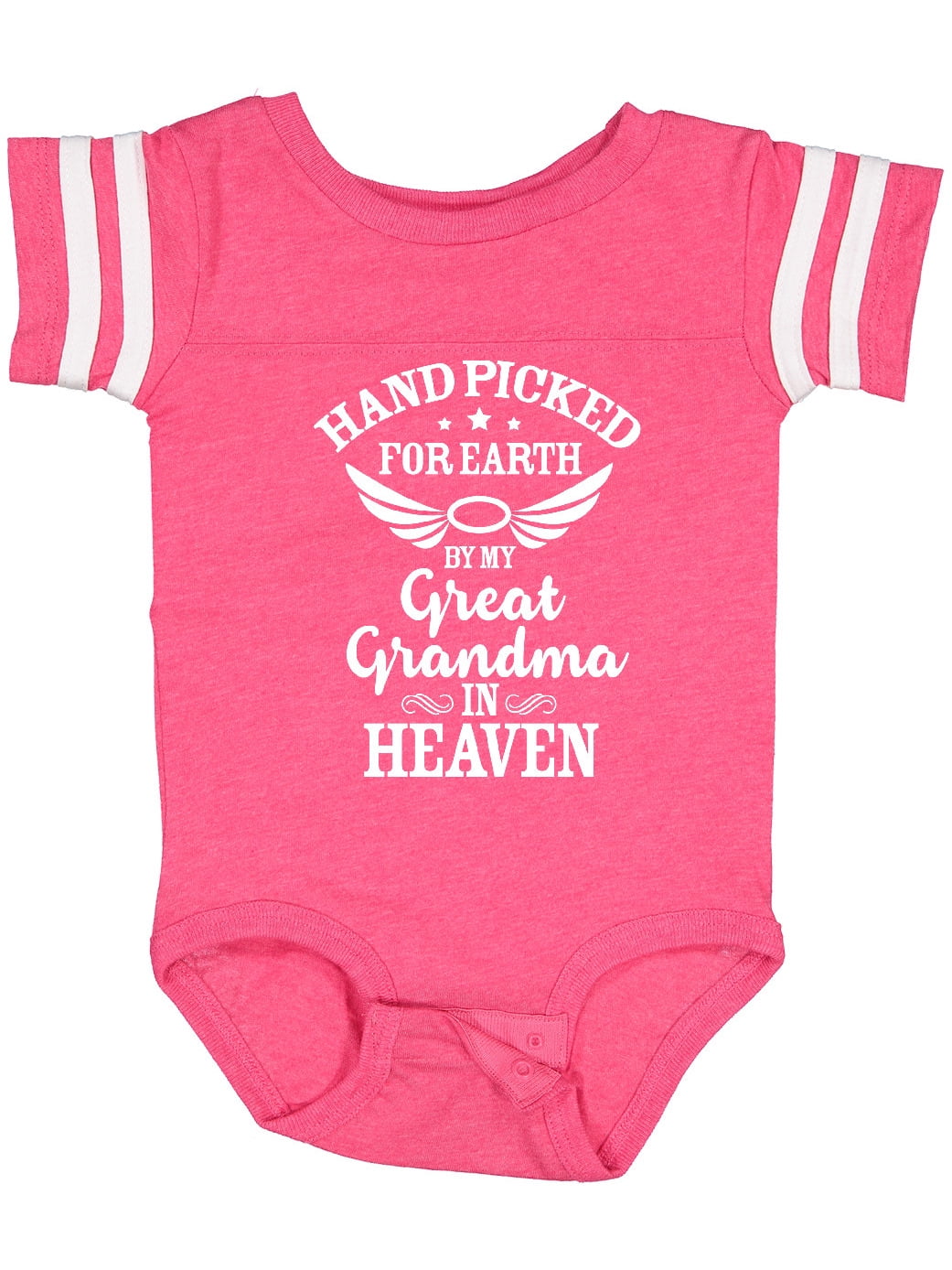 Inktastic Handpicked for Earth by My Great Grandma in Heaven Boys or Girls Baby Bodysuit
