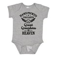 thumbnail image 1 of Inktastic Handpicked for Earth by My Great Grandma in Heaven Boys or Girls Baby Bodysuit, 1 of 5