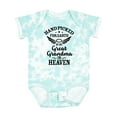 thumbnail image 1 of Inktastic Handpicked for Earth by My Great Grandma in Heaven Boys or Girls Baby Bodysuit, 1 of 5