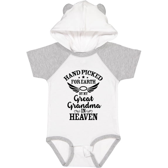 Inktastic Handpicked for Earth by My Great Grandma in Heaven Boys or Girls Baby Bodysuit