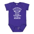 thumbnail image 1 of Inktastic Handpicked for Earth by My Great Grandma in Heaven Boys or Girls Baby Bodysuit, 1 of 5