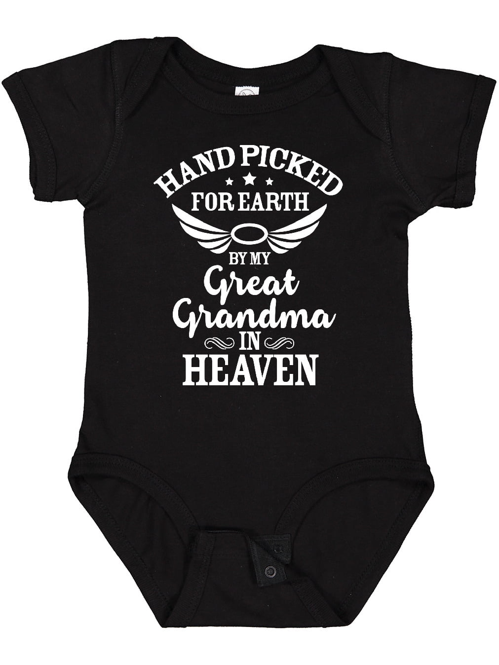 Inktastic Handpicked for Earth by My Great Grandma in Heaven Boys or Girls Baby Bodysuit
