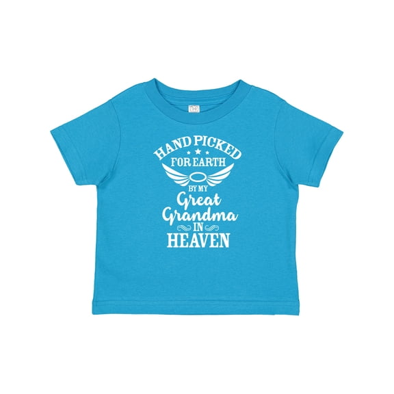 Inktastic Handpicked for Earth by My Great Grandma in Heaven Boys or Girls Baby T-Shirt