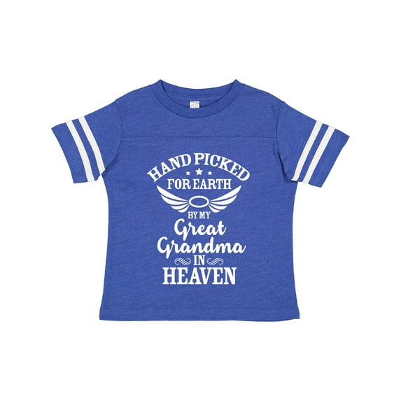 Inktastic Handpicked for Earth by My Great Grandma in Heaven Boys or Girls Toddler T-Shirt