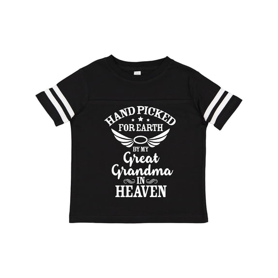 Inktastic Handpicked for Earth by My Great Grandma in Heaven Boys or Girls Toddler T-Shirt