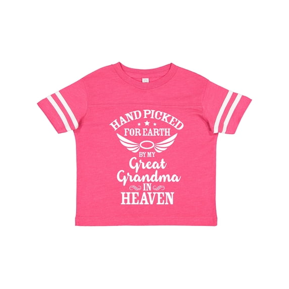 Inktastic Handpicked for Earth by My Great Grandma in Heaven Boys or Girls Toddler T-Shirt