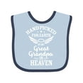 thumbnail image 1 of Inktastic Handpicked for Earth by My Great Grandpa in Heaven Boys or Girls Baby Bib, 1 of 4