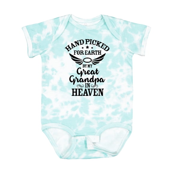 Inktastic Handpicked for Earth by My Great Grandpa in Heaven Boys or Girls Baby Bodysuit