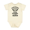 thumbnail image 1 of Inktastic Handpicked for Earth by My Great Grandpa in Heaven Boys or Girls Baby Bodysuit, 1 of 5