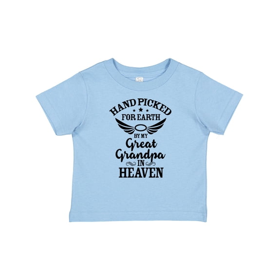 Inktastic Handpicked for Earth by My Great Grandpa in Heaven Boys or Girls Baby T-Shirt