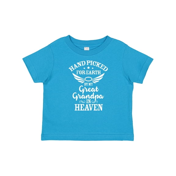 Inktastic Handpicked for Earth by My Great Grandpa in Heaven Boys or Girls Baby T-Shirt