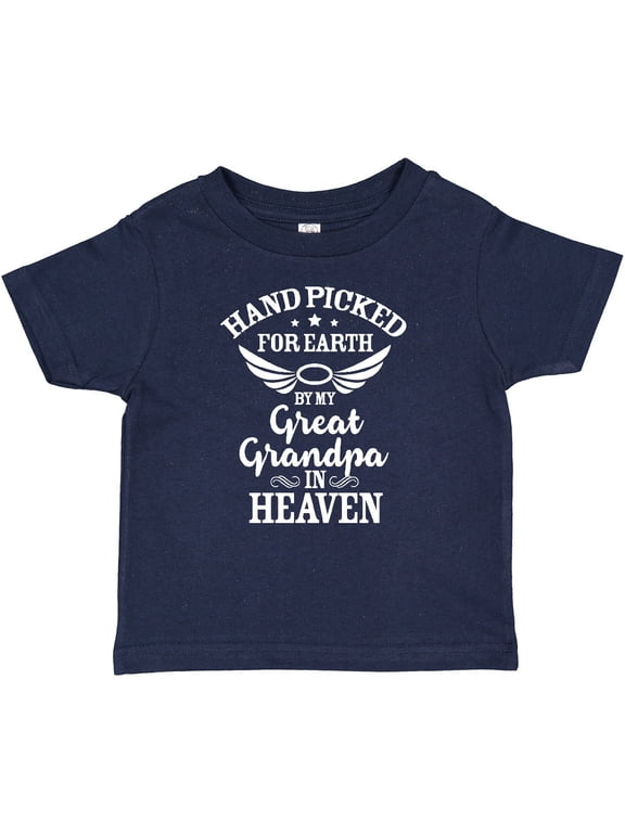 Handpicked for Earth by My Great Grandpa in Heaven Boys or Girls Baby T-Shirt