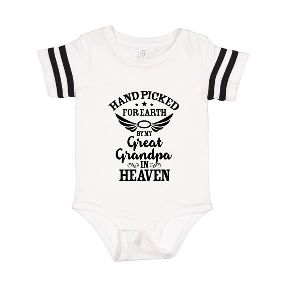 Inktastic Handpicked for Earth by My Great Grandpa in Heaven Gift Baby Boy or Baby Girl Bodysuit