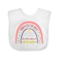 thumbnail image 1 of Inktastic Handpicked for Earth by My Great Grandparents in Heaven Rainbow Boys or Girls Baby Bib, 1 of 4