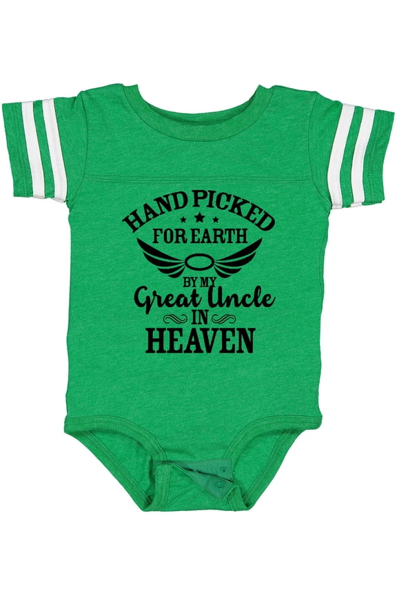 Handpicked for Earth by My Great Uncle in Heaven Boys or Girls Baby Bodysuit