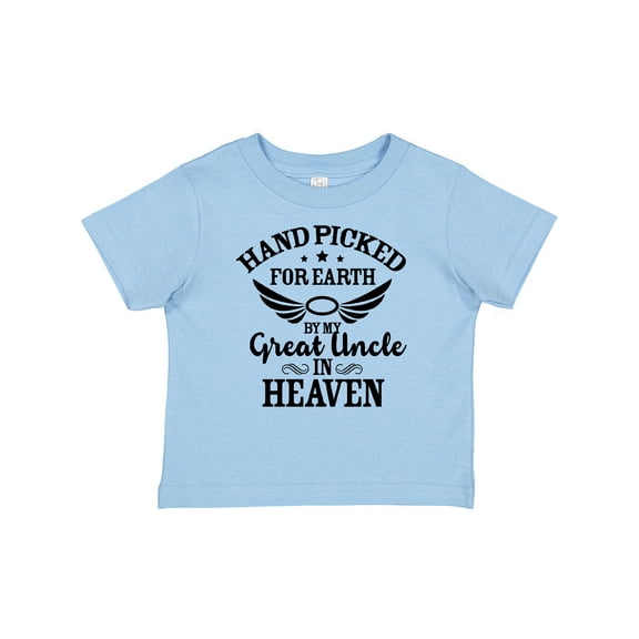 Inktastic Handpicked for Earth by My Great Uncle in Heaven Boys or Girls Baby T-Shirt