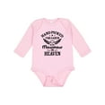 thumbnail image 1 of Inktastic Handpicked for Earth by My Mawmaw in Heaven with Angel Wings Boys or Girls Long Sleeve Baby Bodysuit, 1 of 5