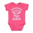 thumbnail image 1 of Inktastic Handpicked for Earth by My Mimi in Heaven with Angel Wings Boys or Girls Baby Bodysuit, 1 of 5