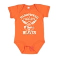 thumbnail image 1 of Inktastic Handpicked for Earth by My Mimi in Heaven with Angel Wings Boys or Girls Baby Bodysuit, 1 of 5
