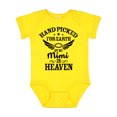 thumbnail image 1 of Inktastic Handpicked for Earth by My Mimi in Heaven with Angel Wings Boys or Girls Baby Bodysuit, 1 of 5
