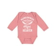 thumbnail image 1 of Inktastic Handpicked for Earth by My Mimi in Heaven with Angel Wings Boys or Girls Long Sleeve Baby Bodysuit, 1 of 5