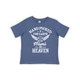 thumbnail image 1 of Inktastic Handpicked for Earth by My Mimi in Heaven with Angel Wings Boys or Girls Toddler T-Shirt, 1 of 5