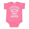 thumbnail image 1 of Inktastic Handpicked for Earth by My Nana in Heaven with Angel Wings Boys or Girls Baby Bodysuit, 1 of 5