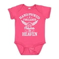thumbnail image 1 of Inktastic Handpicked for Earth by My Nana in Heaven with Angel Wings Boys or Girls Baby Bodysuit, 1 of 5