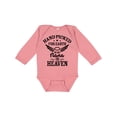 thumbnail image 1 of Inktastic Handpicked for Earth by My Nana in Heaven with Angel Wings Boys or Girls Long Sleeve Baby Bodysuit, 1 of 5