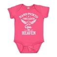 thumbnail image 1 of Inktastic Handpicked for Earth by My Opa in Heaven with Angel Wings Boys or Girls Baby Bodysuit, 1 of 5